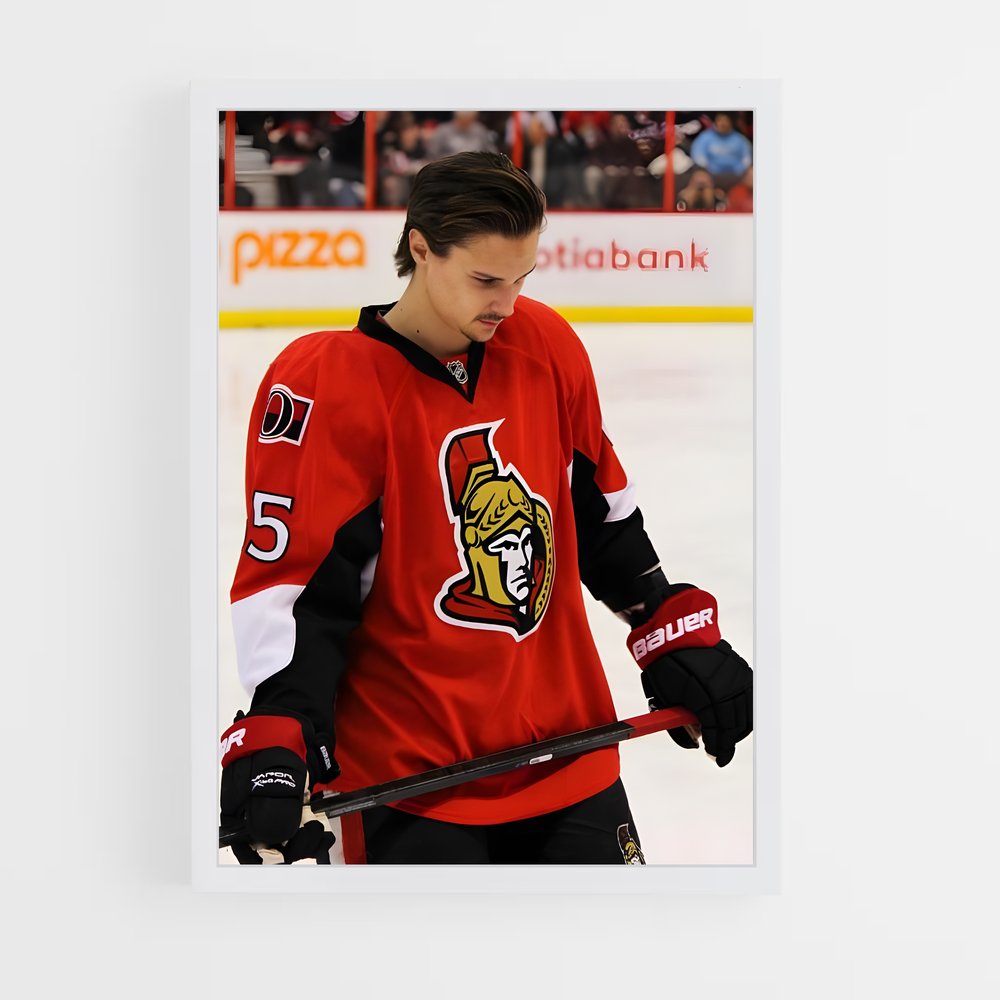 Poster Erik karlsson – affiche Hockey sur glace (vue 3)
